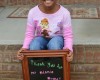 thank you card photo gift idea