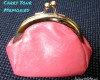 pink coin purse