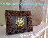 framed vintage Girl Scout Hospitality Badge Gift