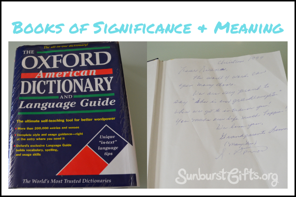 Personalized Books of Significance and Meaning Gift