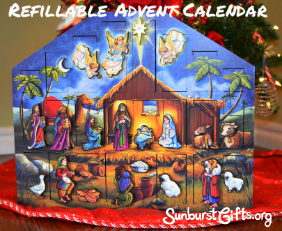 Refillable Advent Calendar Gift