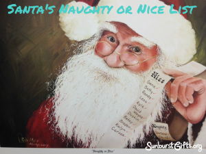 Santa's Naughty or Nice List Gift Idea