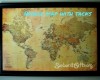 World Map With Tacks Gift