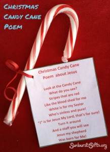 Candy Cane Poem Gift Idea for the Elderly