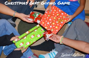 Christmas gift giving game Dirty Santa White Elephant Gift Exchange