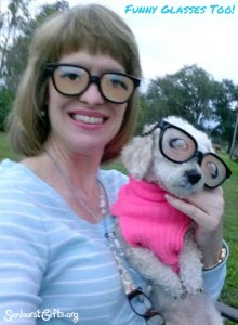 Funny Glasses Dog Gift Idea