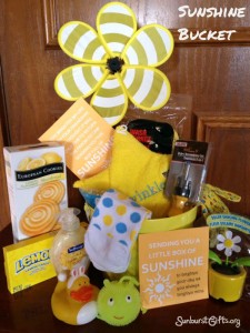 bucket of sunshine gift idea