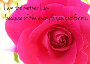 sweet message for Mother's Day