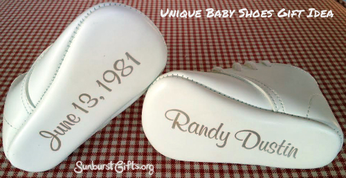 name date baby shoes