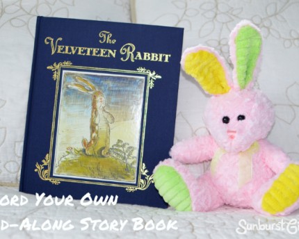 The Velveteen Rabbit book and a stuffed bunny