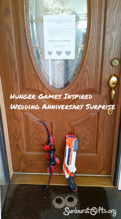 Hunger Games Inspired Wedding Anniversary Surprise