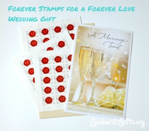 forever stamps with wedding card