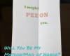 letter asking someone to be a matron of honor