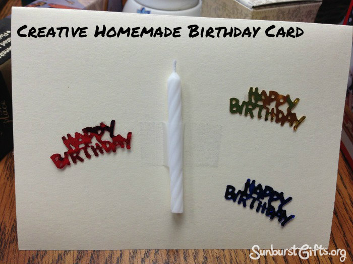 Creative & Inexpensive Homemade Birthday Cards