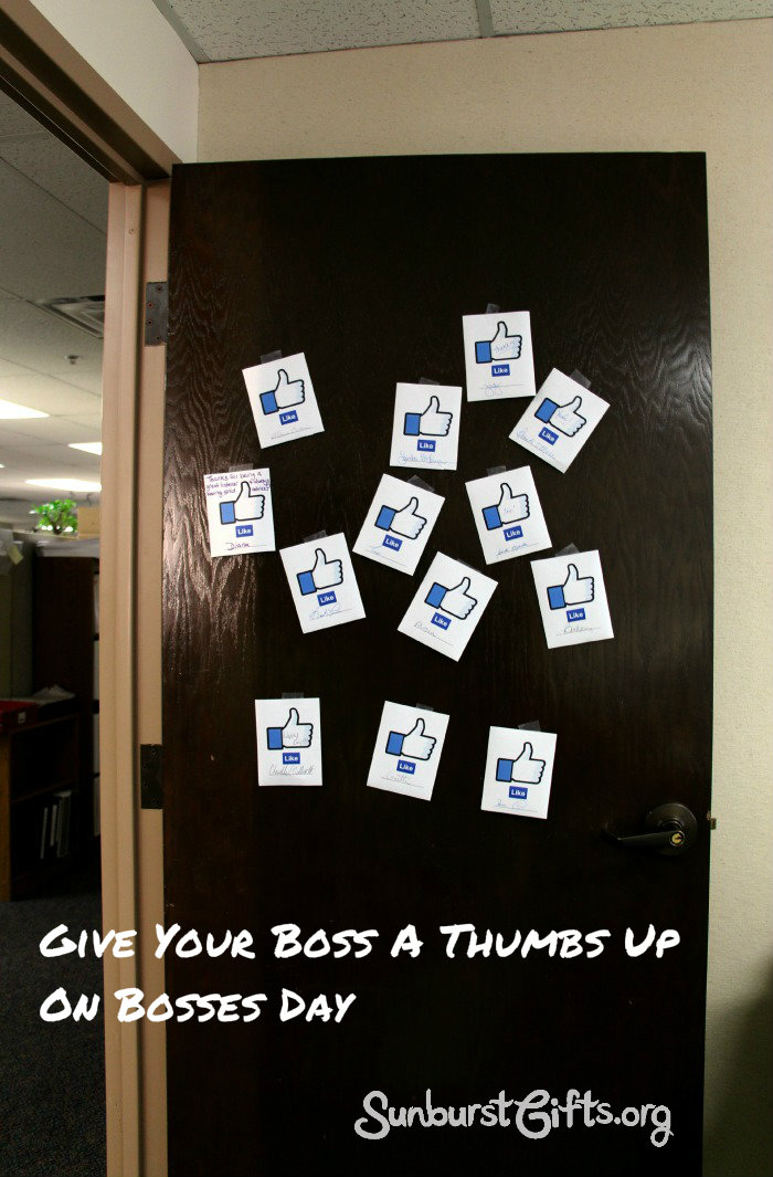 Give Your Boss a Thumbs Up On Bosses Day
