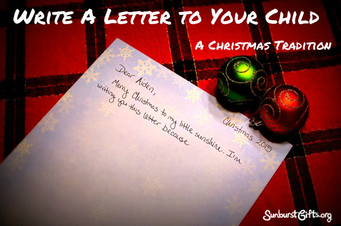 A Letter to Your Child | Christmas Tradition