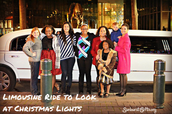 Limousine Ride to Look at Christmas Lights