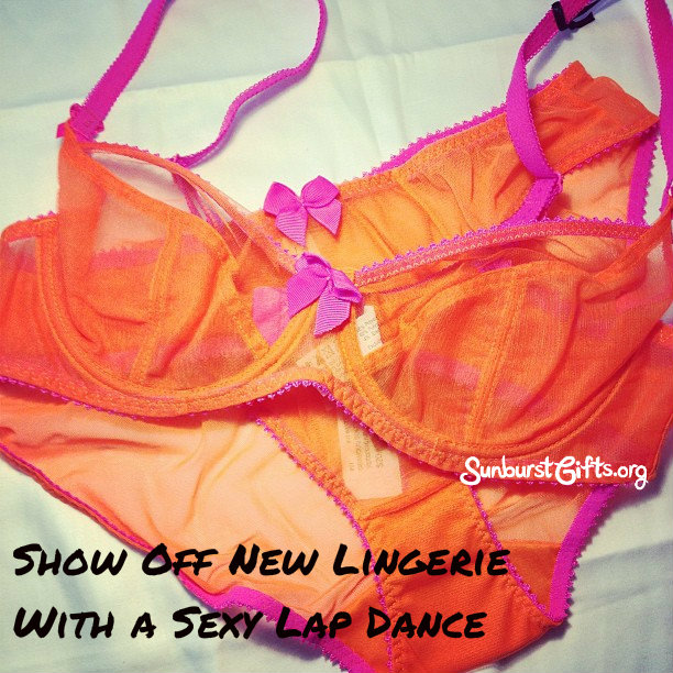 Show Off New Lingerie With a Sexy Lap Dance