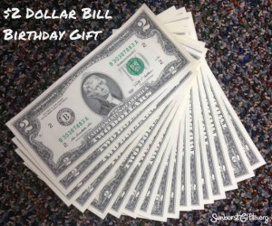 $2-Dollar-Bill-birthday-thoughtful-gift-idea