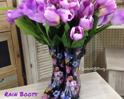 rain-boots-as-flower-vase-birthday-thoughtful-gift-idea