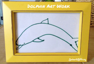 picture-frame-drawing-dolphin-thoughtful-gift-idea