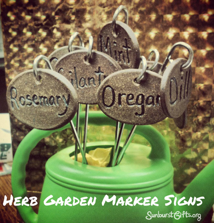 Herb Garden Marker Signs