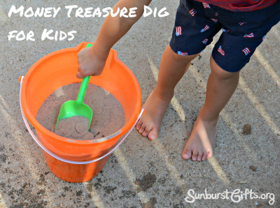money-treasure-dig-kids-gift