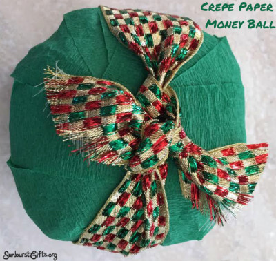 crepe-paper-money-ball-thoughtful-gift-idea