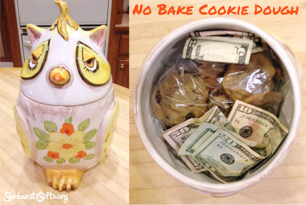 No Bake Cookie Dough Inside Cookie Jar