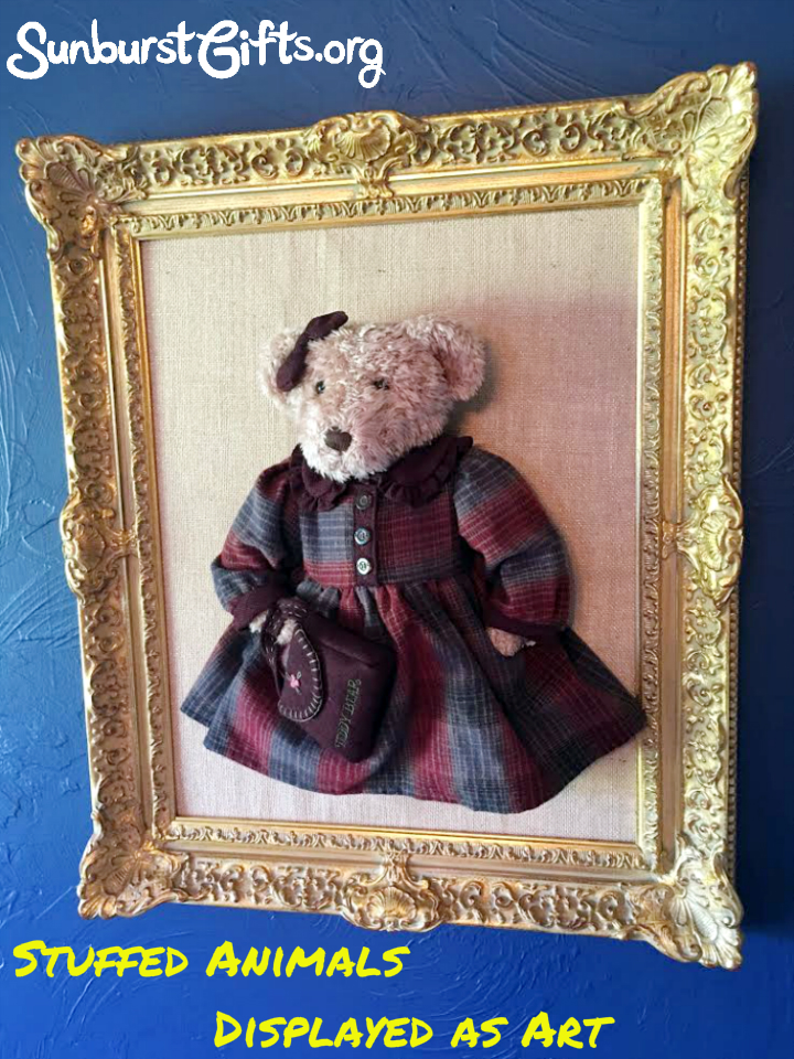 Stuffed Animals Displayed as Art