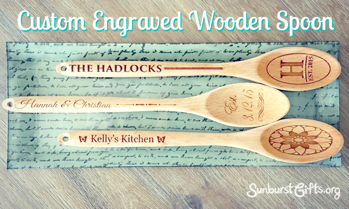 Custom Engraved Wooden Spoon