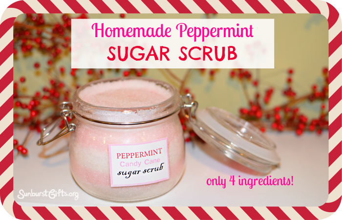 Homemade Peppermint Sugar Scrub