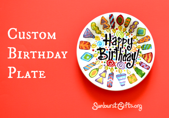 Custom Birthday Plate | Fun Tradition