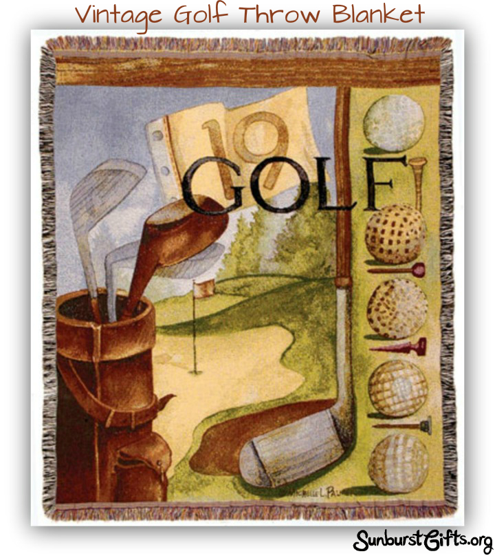 Vintage Golf Throw Blanket & More