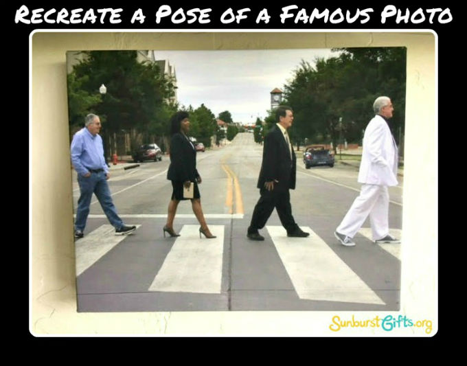 Recreate the Pose of a Famous Photo