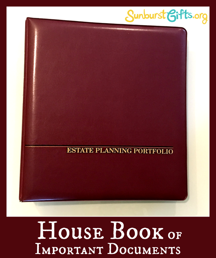 House Book of Important Documents