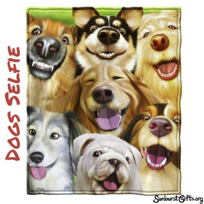 Dogs-selifie-throw-blanket-thoughtful-gift-idea