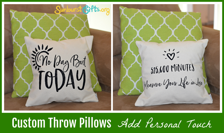 Custom Throw Pillows Add Personal Touch