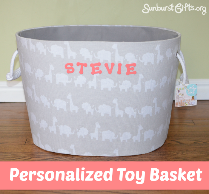 Personalized Toy Basket