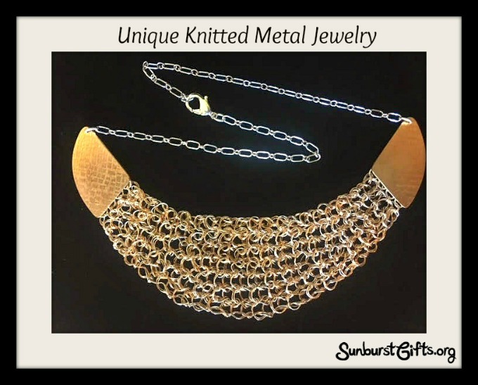 Unique Knitted Metal Jewelry